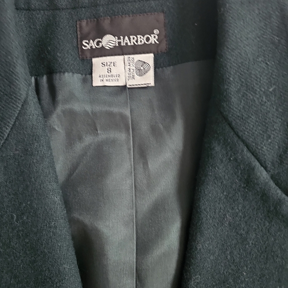 Women's Dark Green Blazer - Picture 6 of 11